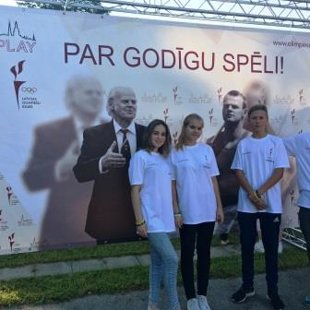 Olimpieši We Run Riga pasākumā 11.09.2016.