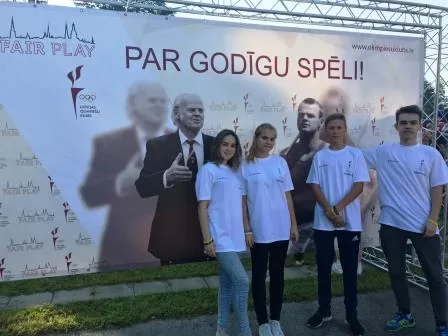 Olimpieši We Run Riga pasākumā 11.09.2016.